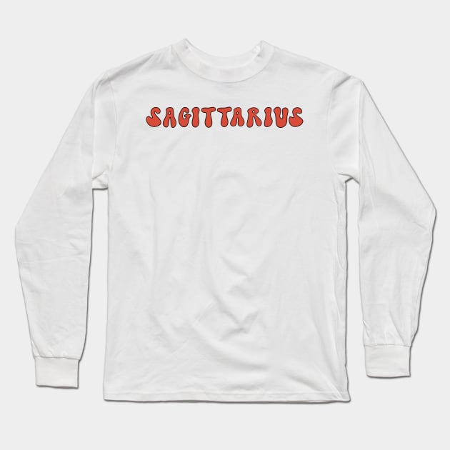 Sagittarius Long Sleeve T-Shirt by Walt crystals